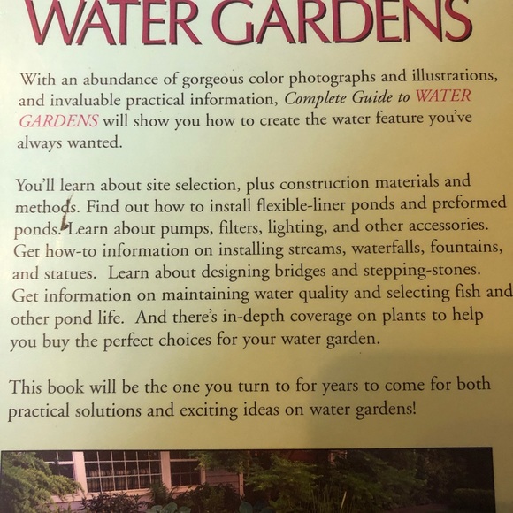 Creative Homeowner Complete Guide To Water Gardens - ponds, fountains ,streams - Picture 9 of 9